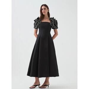 knee length dresses for ladies Clementine Midi Dress | Blue Hydrangea
